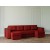 П-образный диван Ванкувер лайт с декором