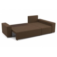 Угловой диван Маркиз коричневый