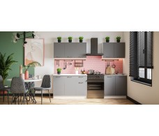 Кухонный гарнитур Люкс-200 Серый графит
