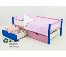 Детская кровать-тахта Svogen синий-лаванда