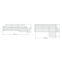 Угловой диван BOSS MAX SE велюр Monolit серый
