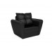 Кресло-кровать Квартет - экокожа черная