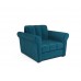 Кресло-кровать Гранд (бархат сине-зеленый / STAR VELVET 43 BLACK GREEN)