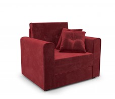Кресло-кровать Санта (бархат красный STAR VELVET 3 DARK RED)