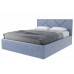 Кровать Stolline Лима 1,6 с подъемным механизмом серо-голубая