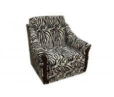 Кресло-кровать Виктория (велюр зебра)