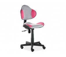 Кресло компьютерное SIGNAL Q-G2 розово\серое