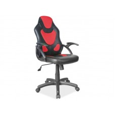 Кресло компьютерное SIGNAL Q-100 черный/красный