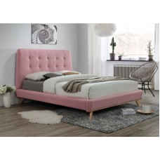 Кровать  DONA розовый, 160/200 NEW