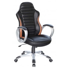 Кресло компьютерное SIGNAL Q-112 черно\коричневое 