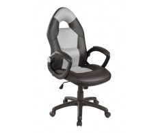 Кресло компьютерное  Q-057 черно\серое