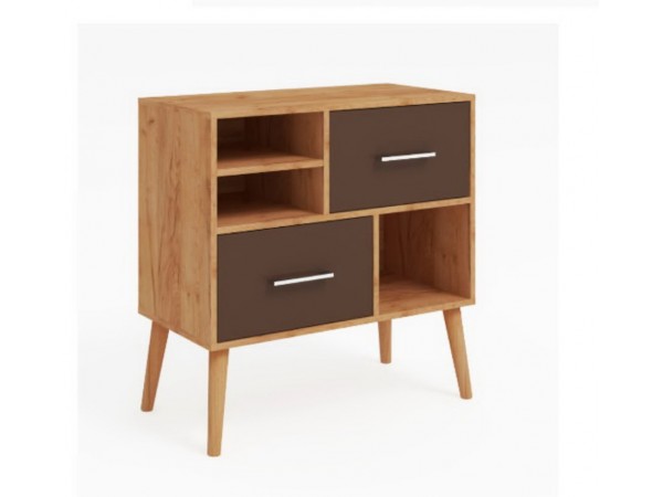 ТУМБА ГН 028-06 “СКАНДИ” Дуб золотой крафт/Капучино