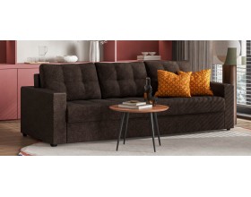 Атланта НПБ 120 диван Рогожка Мальмо шоколад