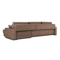 Угловой диван BOSS 3.0 MAX велюр Alkantara шоколад