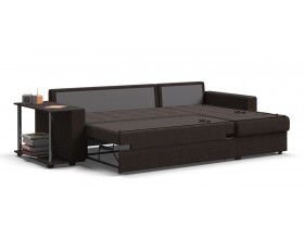 Атланта НПБ угловой диван Рогожка Мальмо шоколад