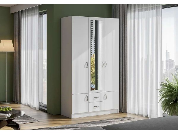 Шкаф 3-створчатый Ронда Шк-3 Белое дерево