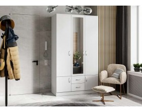 Шкаф 3-створчатый Ронда Шк-3 Белое дерево