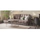 BOSS 2.0 LOFT диван велюр Alkantara серый