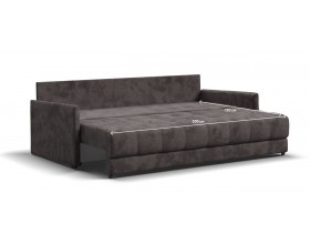 Босс Лофт диван Велюр Алькантара серый