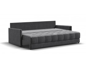 Босс Лофт диван Велюр Монолит серый