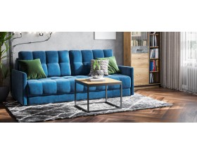 Босс Лофт диван Велюр Монолит синий