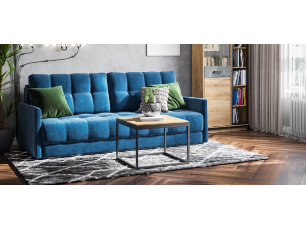 BOSS 2.0 LOFT диван велюр Monolit синий BOSS 2.0 LOFT диван велюр Monolit синий