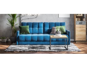 Босс Лофт диван Велюр Монолит синий