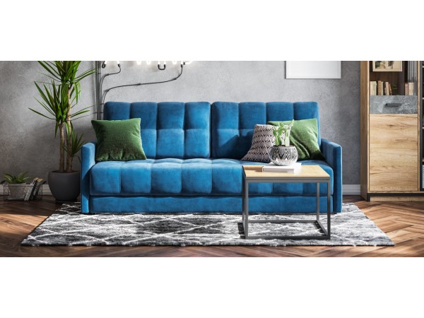 BOSS 2.0 LOFT диван велюр Monolit синий BOSS 2.0 LOFT диван велюр Monolit синий