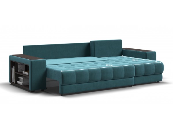 Диван BOSS 3.0 XL угол велюр Monolit Зеленый