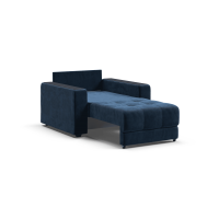 Кресло-кровать BOSS 2.0 велюр Monolit синий