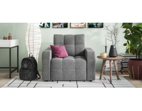 Денди кресло-кровать Рогожка Мальмо серый