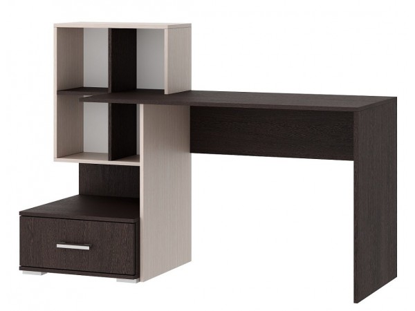 Письменно-компьютерный стол ПКС-10 Венге цаво - Дуб белфорт Письменно-компьютерный стол ПКС-10 Венге цаво - Дуб белфорт