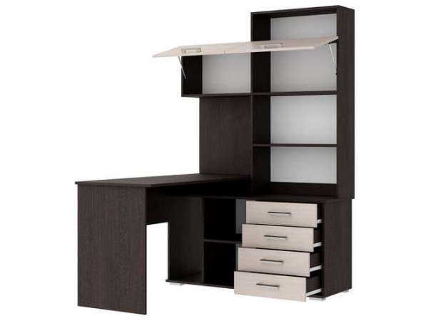 Письменно-компьютерный стол ПКС-11 Венге цаво - Дуб белфорт