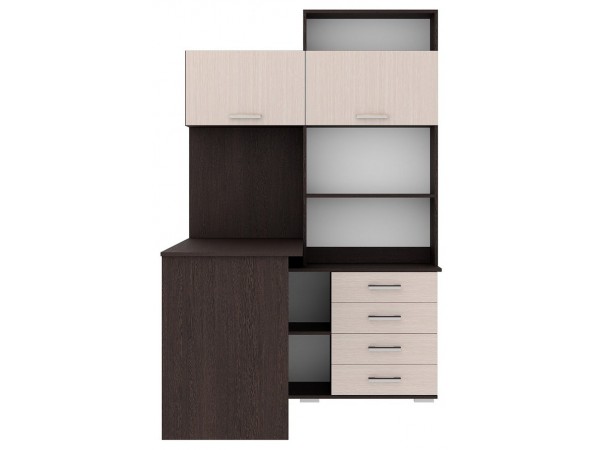 Письменно-компьютерный стол ПКС-11 Венге цаво - Дуб белфорт