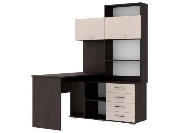 Письменно-компьютерный стол ПКС-11 Венге цаво - Дуб белфорт