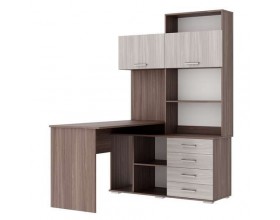 Письменно-компьютерный стол ПКС-11 Шимо тёмный- Шимо светлый