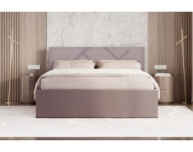 Кровать Лима 1,8 бежевая Velutto 04 (Велюр)