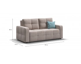 Диван Dandy Compact велюр Monolit латте