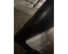 Уценка. Кресло Лондон бежевая рогожка  комби 11/1232