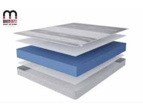 Матрас Бари в чехле Магнетик в скрутке