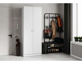 Шкаф Ронда 2-створчатый ШК-20 белое дерево 