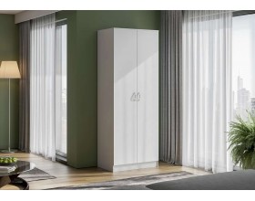 Шкаф Ронда 2-створчатый ШК-20 белое дерево 