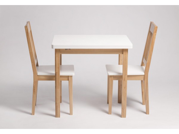 Стол поворотно-откидной «Вильфор» 60*80см(белый)