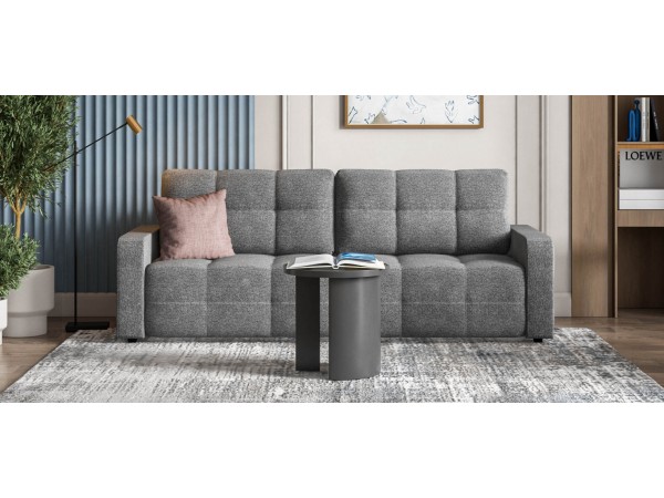 Диван Денди рогожка Malmo серый