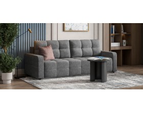 Денди диван Рогожка Мальмо серый