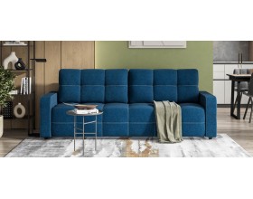 Денди диван Рогожка Мальмо синий