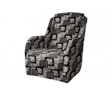 Кресло мягкое Дачник-1 (рогожка кубики коричневые)