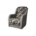 Кресло мягкое Дачник-1 (рогожка кубики коричневые/рогожка бежевый)