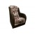 Кресло мягкое Дачник-1 (архитектура шоколад/банни подлокотники ткань)