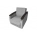 Кресло-кровать Виктория с декором 2 (рогожка серый)
